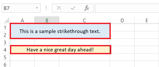 Strikethrough Shortcut