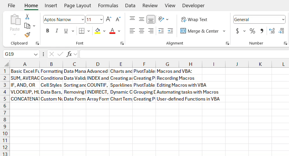 How to Make Cells Bigger in Excel