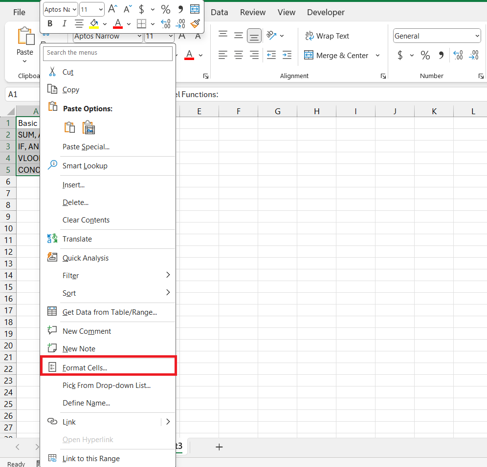 How to Make Cells Bigger in Excel