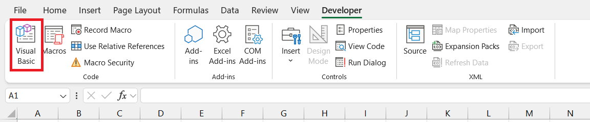 DATEPART in excel vba