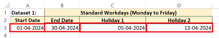 How to calculate days between dates in Excel