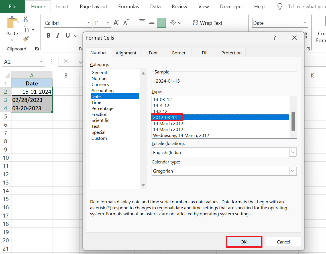 How to calculate days between dates in Excel