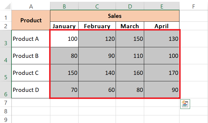 quick analysis tool excel