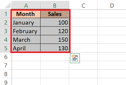 quick analysis tool excel