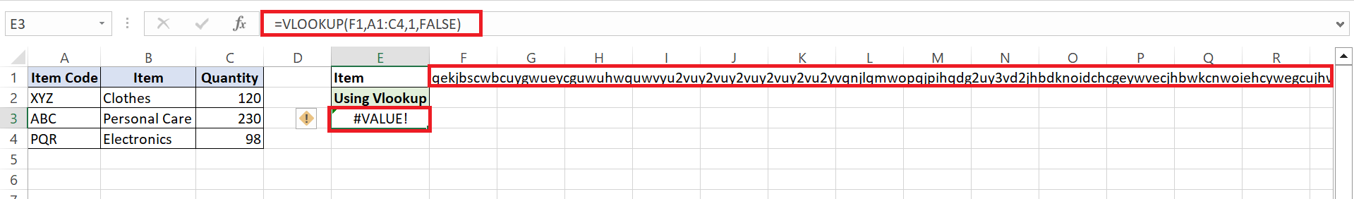 Fix VLOOKUP Errors