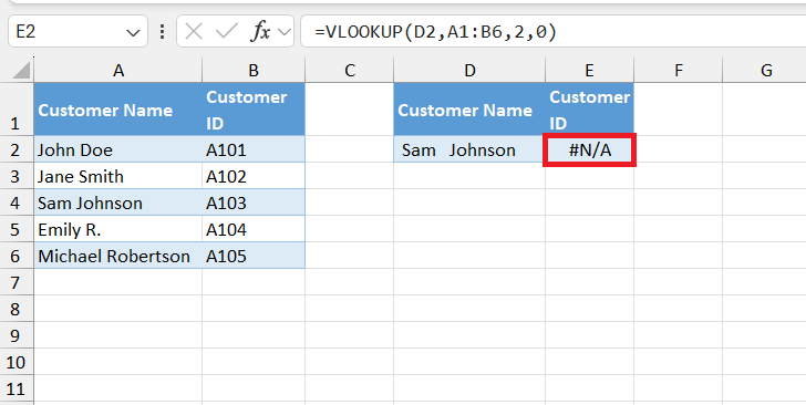 Fix VLOOKUP Errors