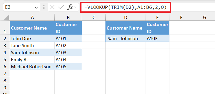 Fix VLOOKUP Errors