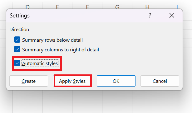 group row in excel