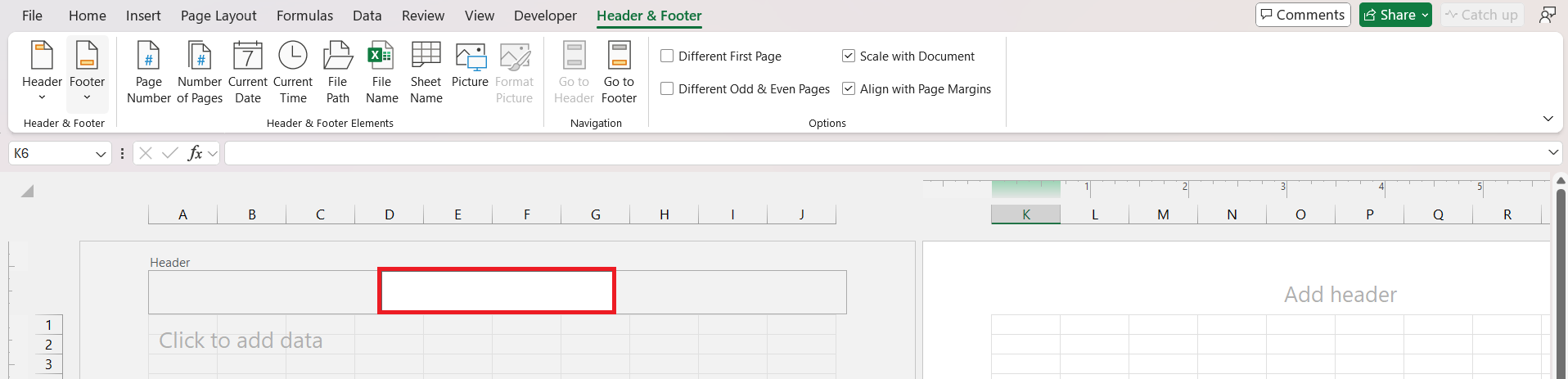 insert logo in Excel