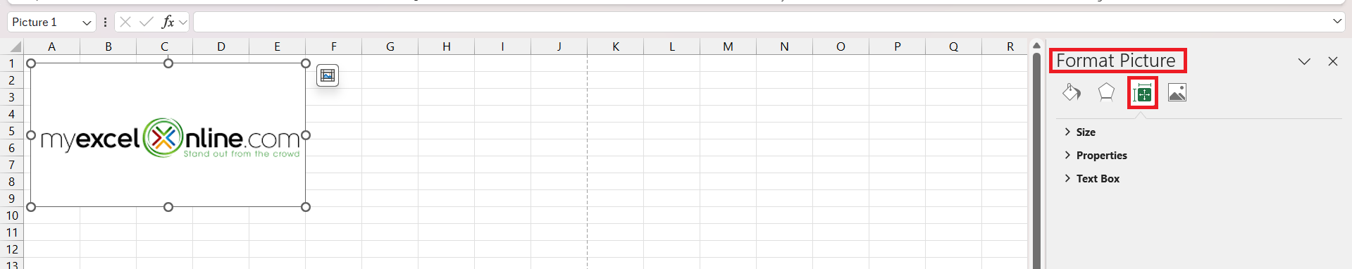 insert logo in Excel