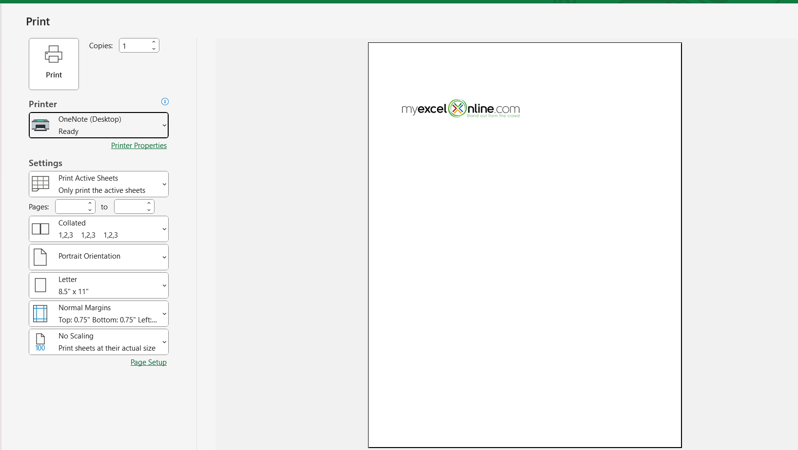 insert logo in Excel