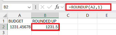 round to one decimal