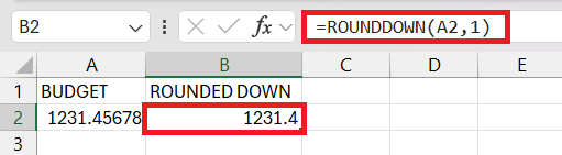 round to one decimal