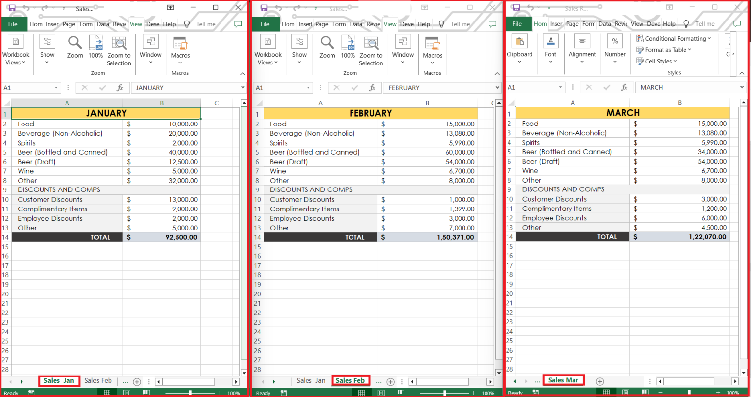 Top 4 Methods to Compare two Excel files for differences | MyExcelOnline