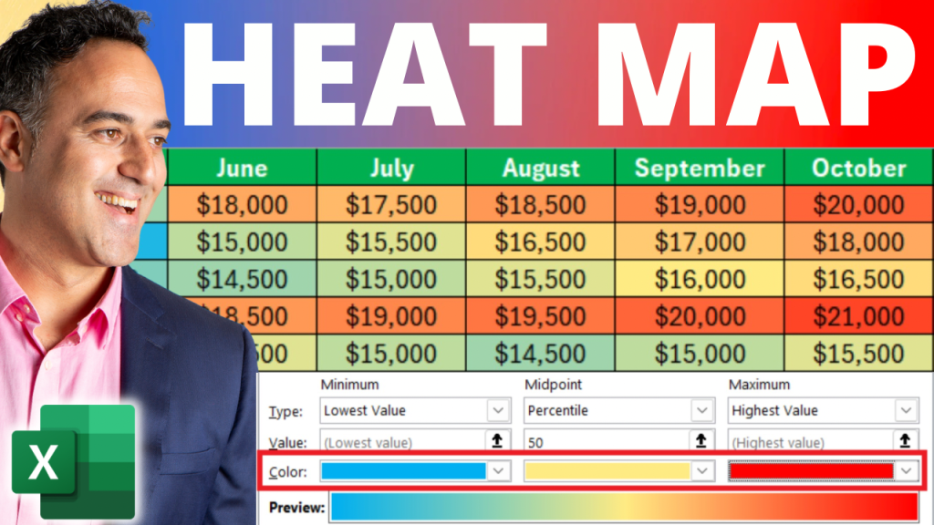 Heatmap creator in excel