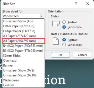 The Ultimate Guide to Customize Your PowerPoint Print Size | MyExcelOnline