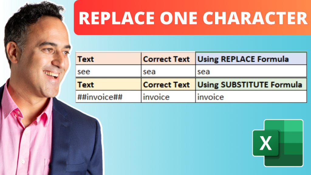 Replace one character