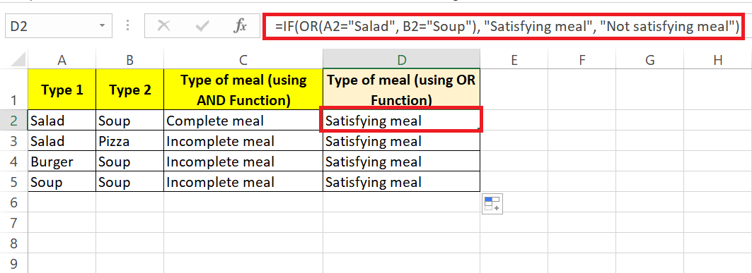 IF Function with Multiple Conditions