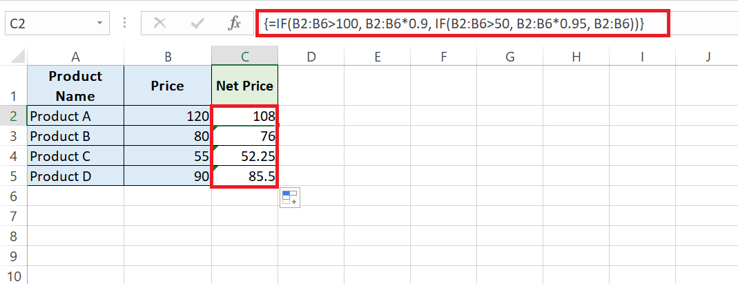 IF Function with Multiple Conditions