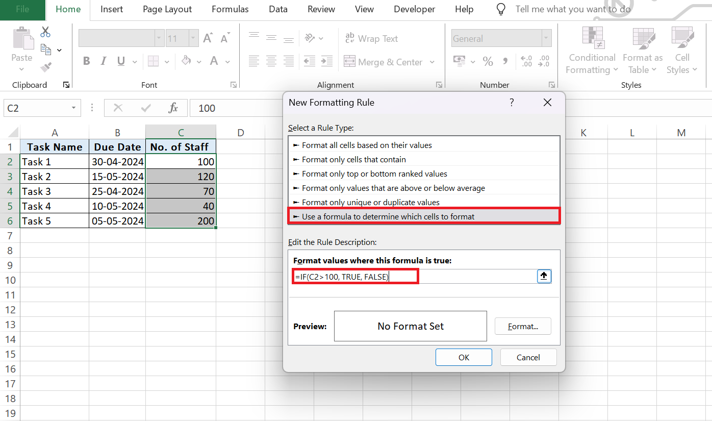 IF Function with Multiple Conditions