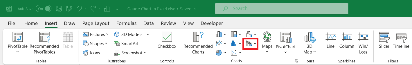 Gauge Chart in Excel