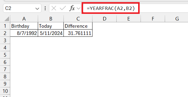 Age Difference Calculator
