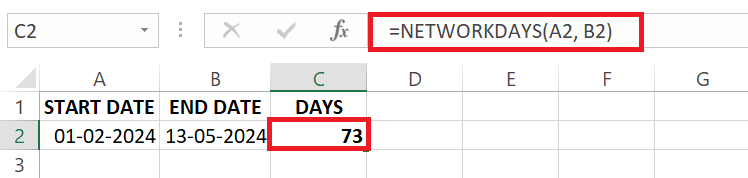 days since or until date