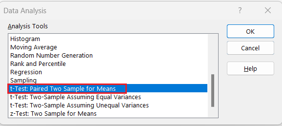 How to Calculate p value in Excel