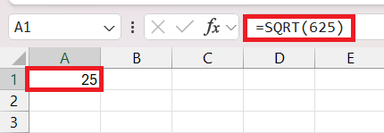 how to type square root