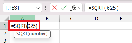 how to type square root
