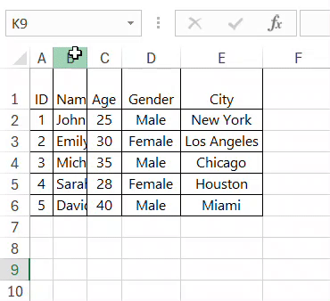 how to adjust column width in excel