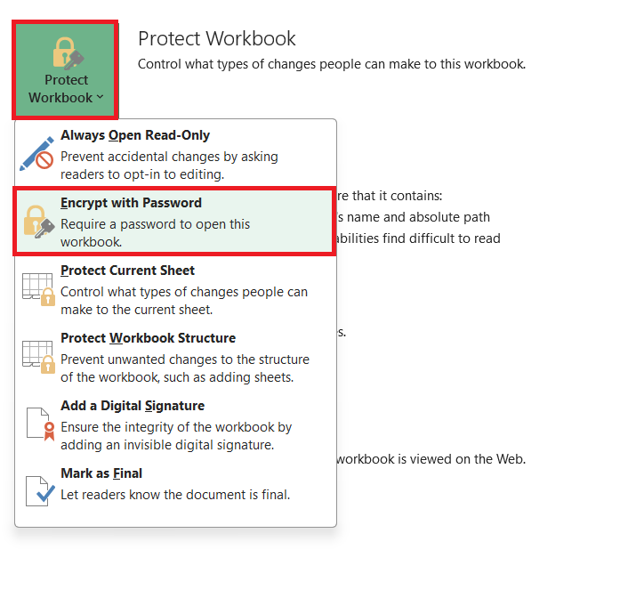 Password Protect
