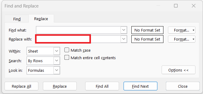 remove line break in excel