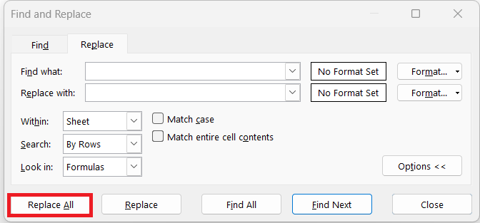 remove line break in excel