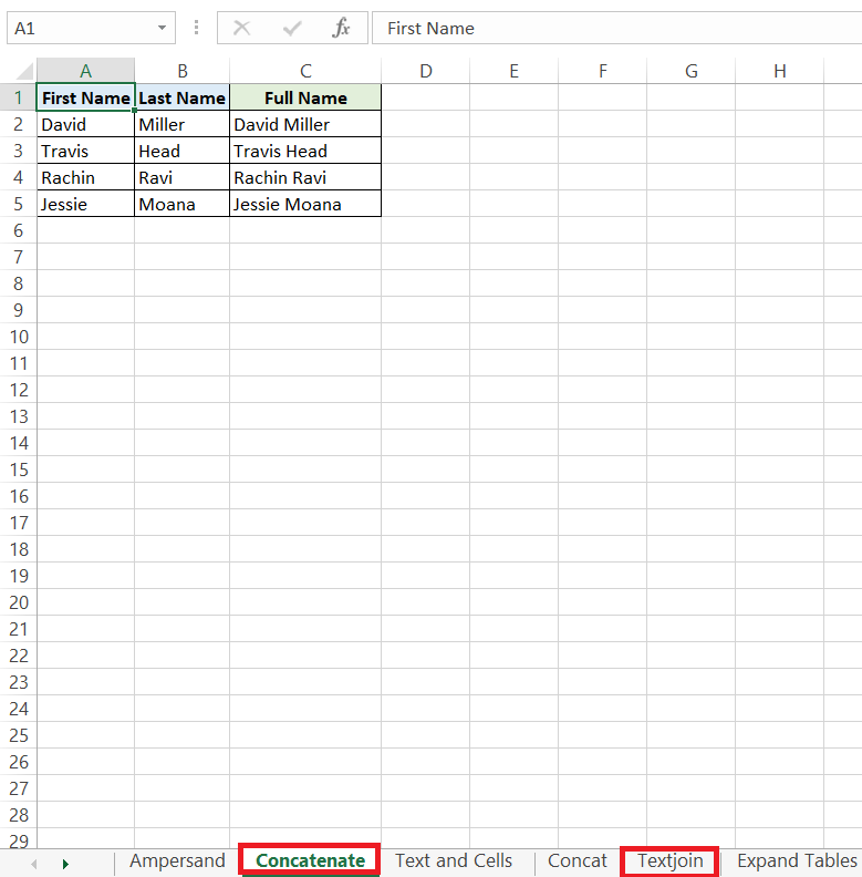 View Sheets Side by Side