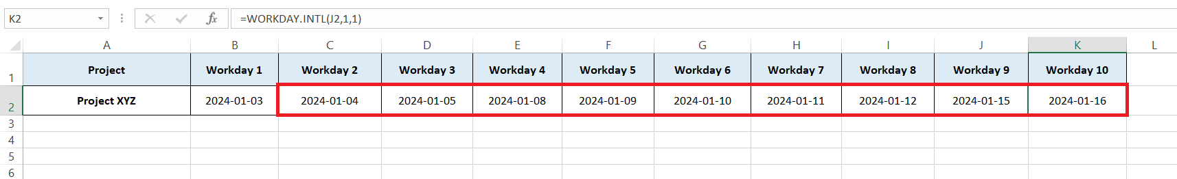 how to autofill dates in excel
