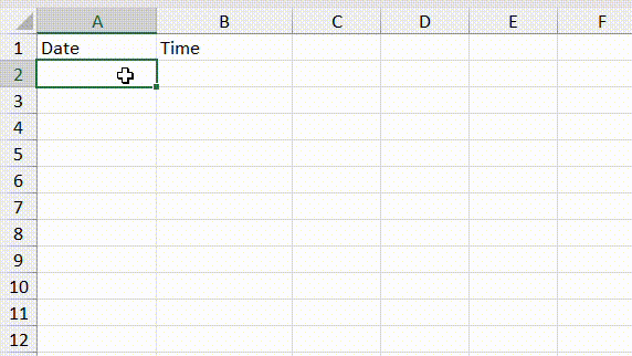 how to autofill dates in excel