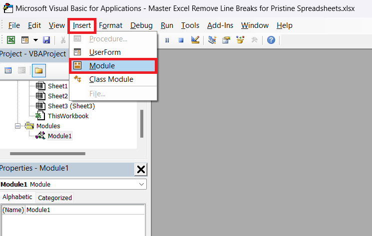 Remove Line Breaks