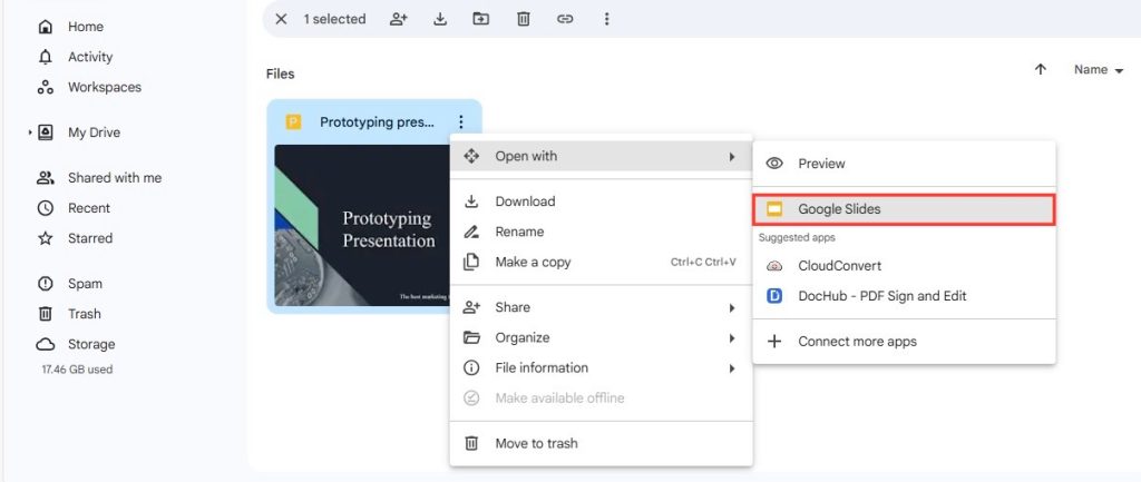 Google Slides in PowerPoint