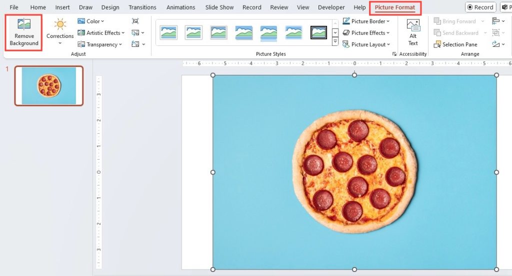 Remove Picture Backgrounds