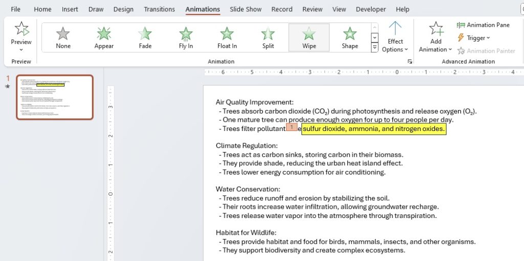 Text Highlighting in PowerPoint