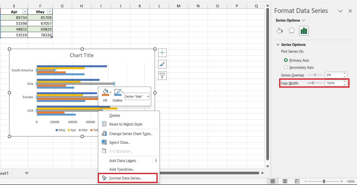 Horizontal Bar Chart