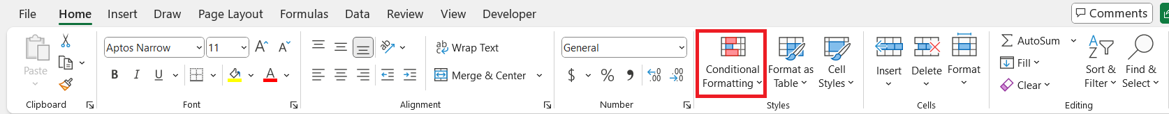 Conditional Format Based on Another Cell