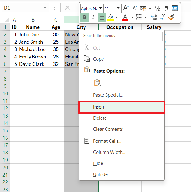 How to Add Columns in Excel
