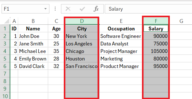 How to Add Columns in Excel