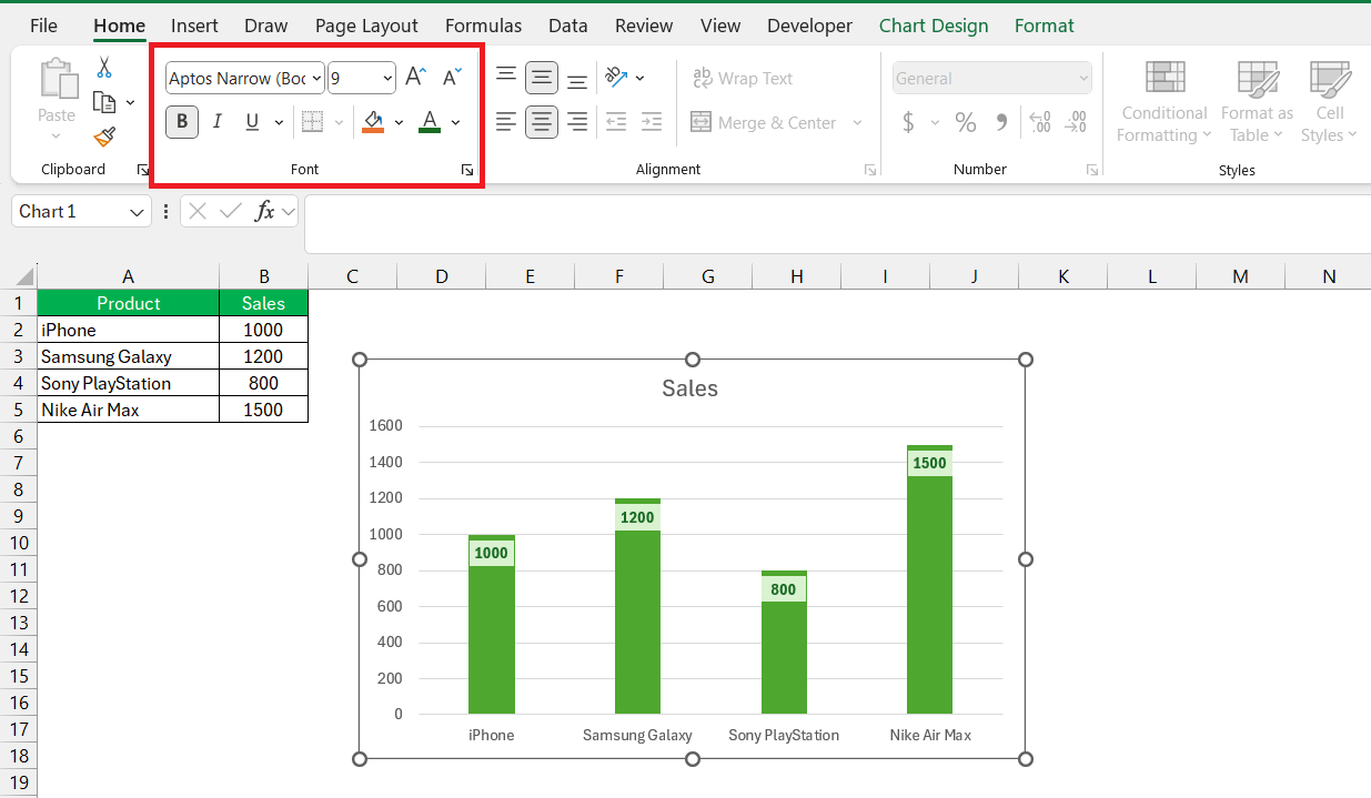 Add Data Labels