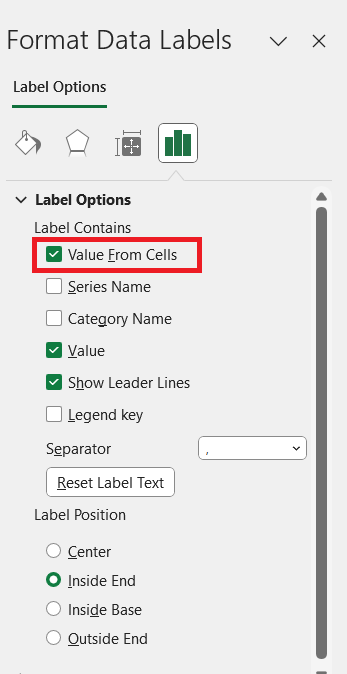 Add Data Labels