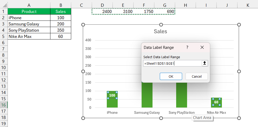Add Data Labels