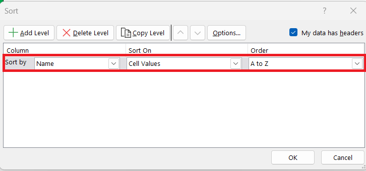 How to Alphabetize in Excel