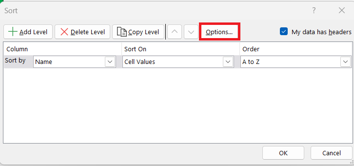 How to Alphabetize in Excel